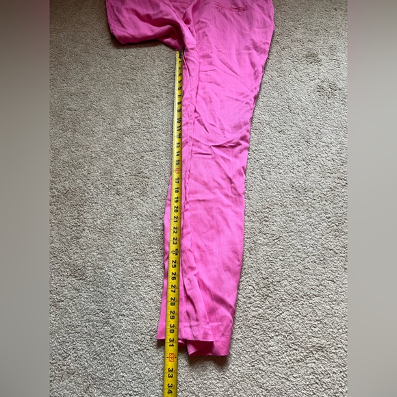 H&M Flared Pants Pink with Trouser Style Pockets Size 14 - Picture 8 of 10